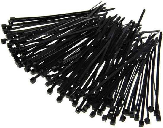 Print Equipment 100 Standaard kabelbinder - tie wraps lengte 300 mm x dikte 7,6 mm black