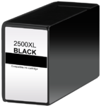 Inktcartridge / Alternatief voor Canon PGI-2500 XL Zwart | Canon MAXIFY iB4050/ MB5050/ MB5350