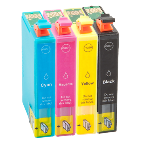Inktcartridge / Alternatief multi pack voor Epson 502 XL zwart, rood, blauw, geel | Epson Expression Home XP 5100/ XP 5105/ Workforce WF 2860 DWF; WF