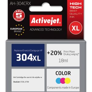 Inktcartridge / Alternatief voor HP nr 304 XL color |  HP DeskJet 2620/ 3720/ 3720/ 3730/ 5020/ 5030 All-in-One
