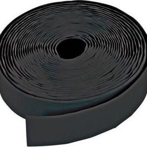 Zelfklevend klittenband of velcro zwart breedte 5 cm en lengte 5 meter. Type lusband.