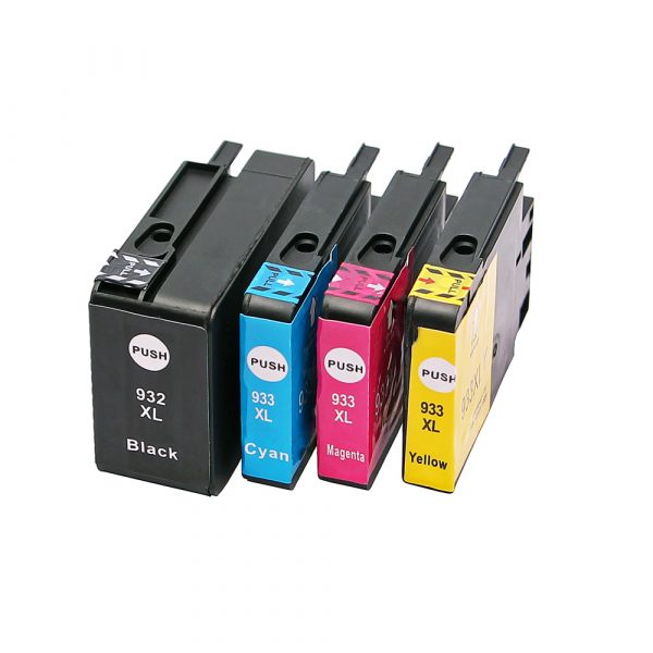 Inkt cartridges / Alternatief voor HP nr 932 / 933 XL Zwart, rood, blauw, geel | HP Officejet 6100/ 6600/ 6700/ 7110/ 7610/ 7612