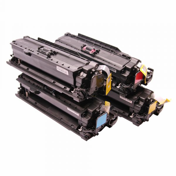 Toner cartridge / Alternatief voordeel pakket HP CE250X, CE251A, CE252A, CE253A XL Zwart, rood, blauw, geel | HP Color LaserJet CM3500/ CM3530FS/ MFP/