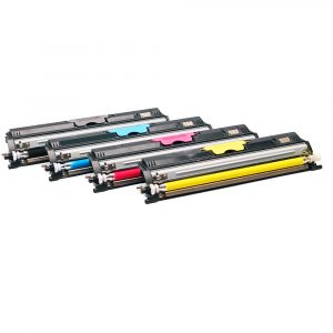 Toner cartridge / Alternatief voor OKI C110 zwart, rood, bluw, geel | Oki C110/ C130N/ MC160N