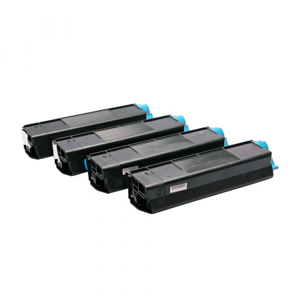 Toner cartridge / Alternatief voordeel pakket OKI C5850 zwart, geel, blauw, reed | Oki C5850DN/ C5950CDTN/ MC560DN