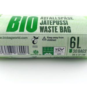 120 x BIOBAG biologisch composteerbare | afbreekbare vuilniszakken | gft afvalzakken 6 L