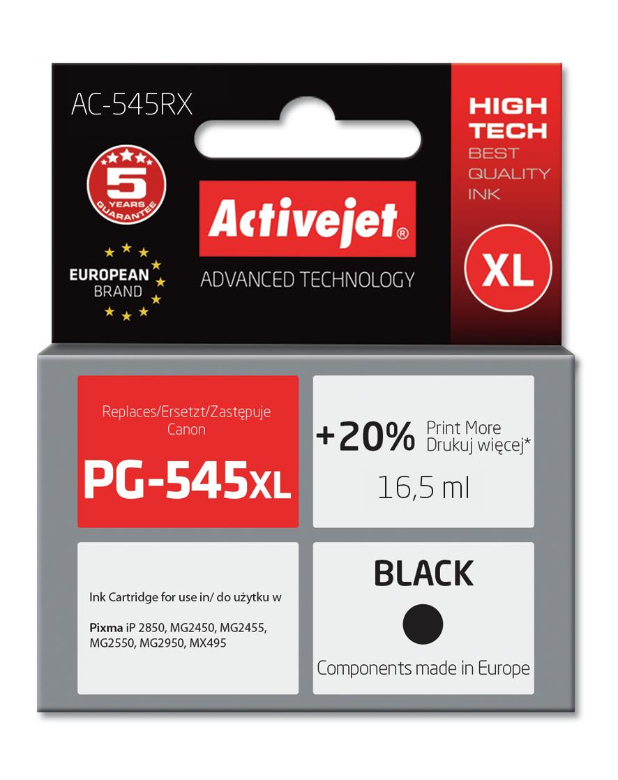 Inkt cartridges / Alternatief voor canon PG-545 XL Black | Canon PIXMA iP2850/ MG2450/ MG2455/ MG2550/ MG2555/ MG2950/ MG3050/ MG3051/ MX495/ TS3150/ TS