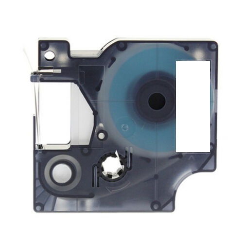 Print-Equipment Alternatief voor Dymo D1 45010 (S0720500) tape Zwart op transparant (12mm) | Dymo labelmanager 100/ 120p/ 150/ 160/ 200/ 210D/ 220P/ 2