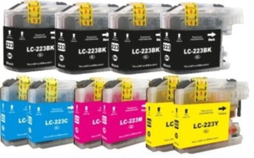 Brother LC-223 Zwart; Brother LC-223 Rood; Brother LC-223 Blauw; Brother LC-223 Geel
