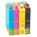 Epson 502XL Zwart; Epson 502XL Blauw; Epson 502XL Rood; Epson 502XL Geel
