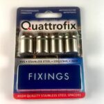 RVS Afstandhouders 304 15x15 linkse draad Quattrofix