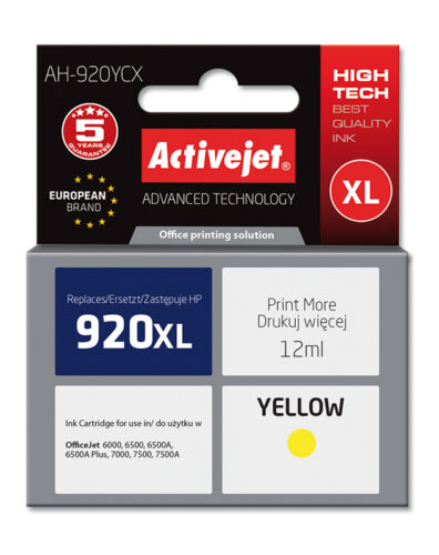 HP nr920XL Yellow