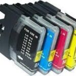 Brother LC 980 Cyaan; Brother LC 985 Cyaan; Brother LC1100C cyaan 450p A4; Brother LC 1100HYC cyaan inkt 900p A4