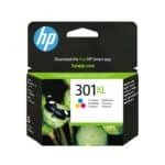 HP 301XL originele high-capacity drie-kleuren inktcartridge CH564EE
