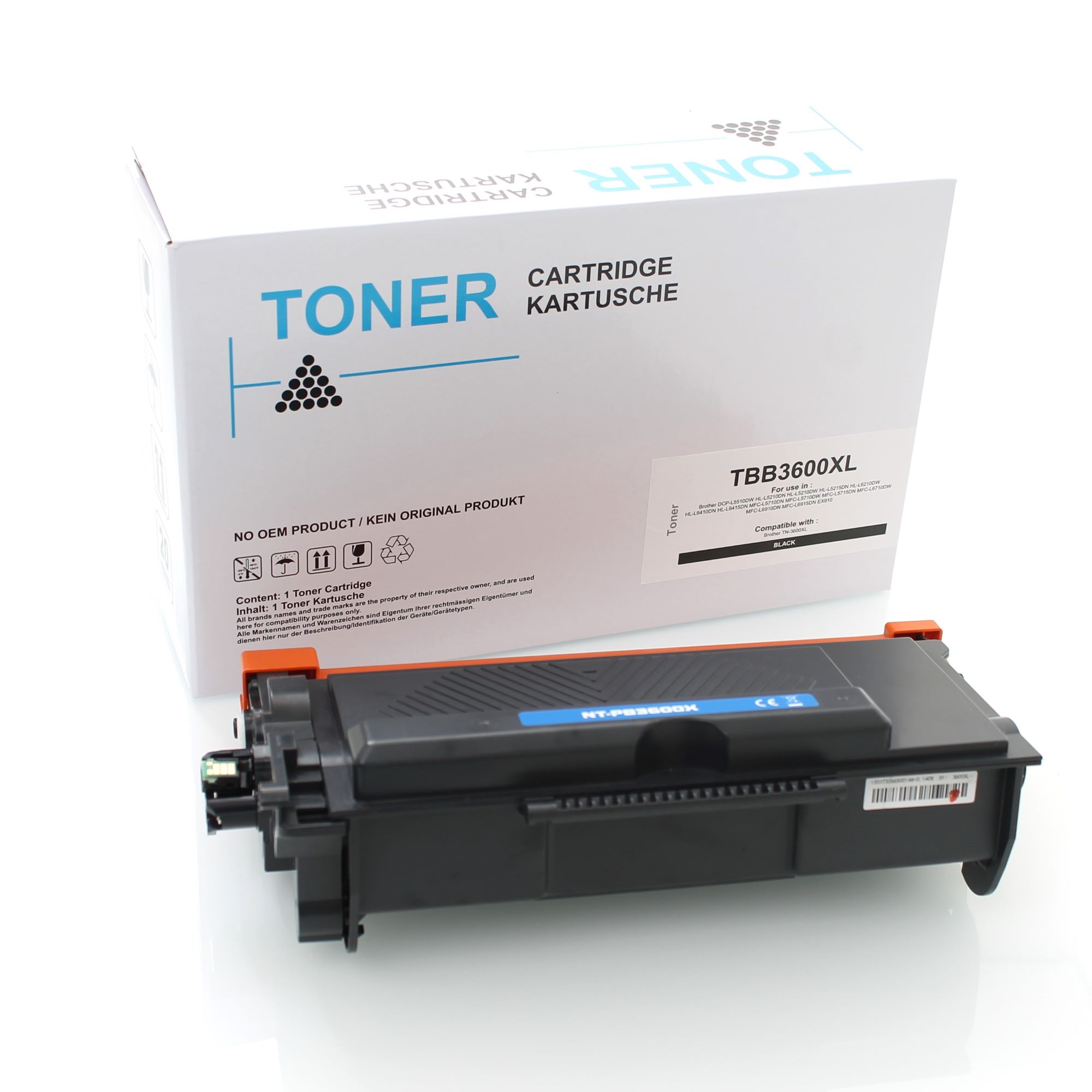 gsobild_30953.jpg Het alternatief voor Brother TN-3600XL tonercartridge 1 stuk(s) Origineel Zwart TN-3600XL - Afbeelding 1
