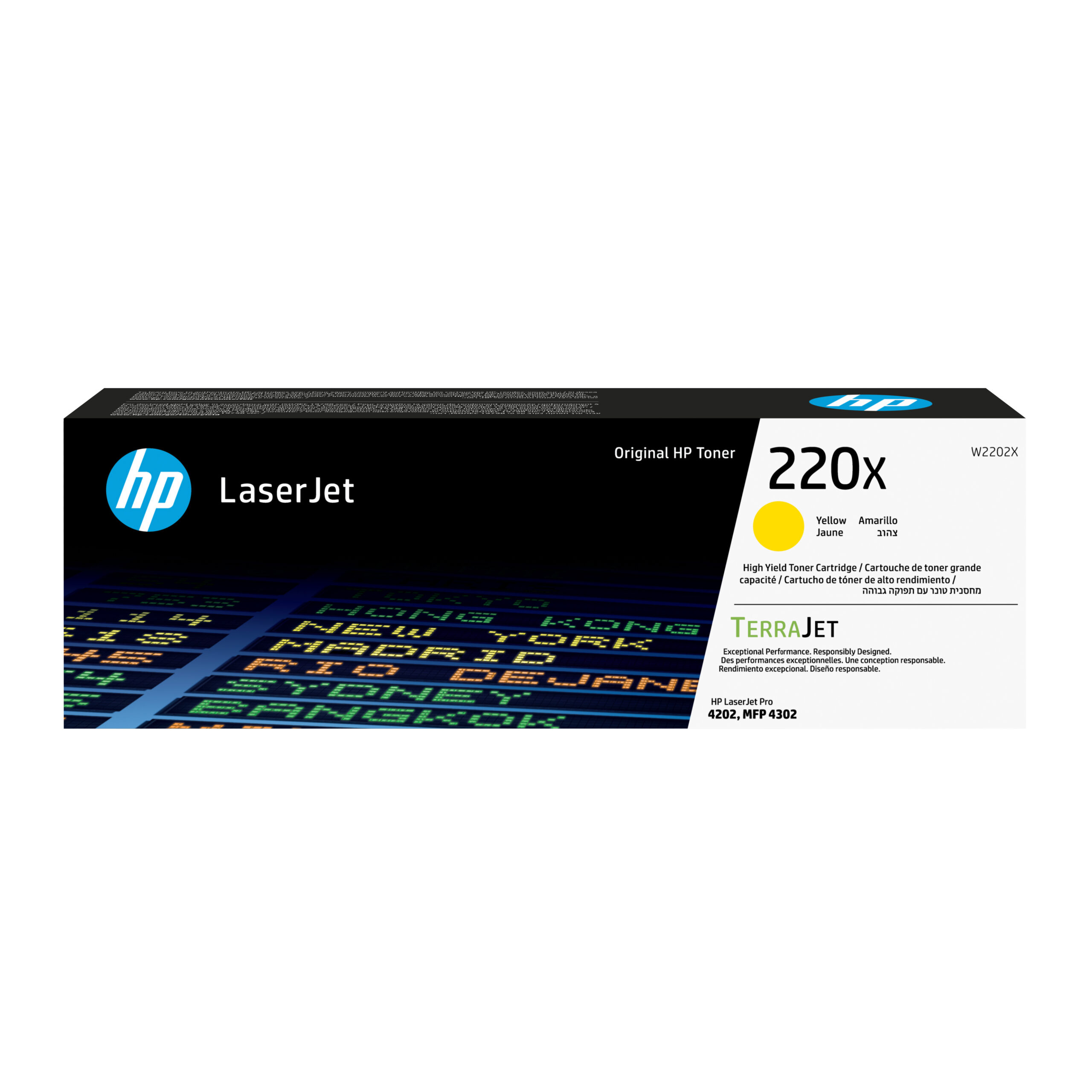 1529b1aa02ec7425ffe8a987394535d5a8616e15.jpg HP 220X originele LaserJet-tonercartridge, geel W2202X - Afbeelding 1