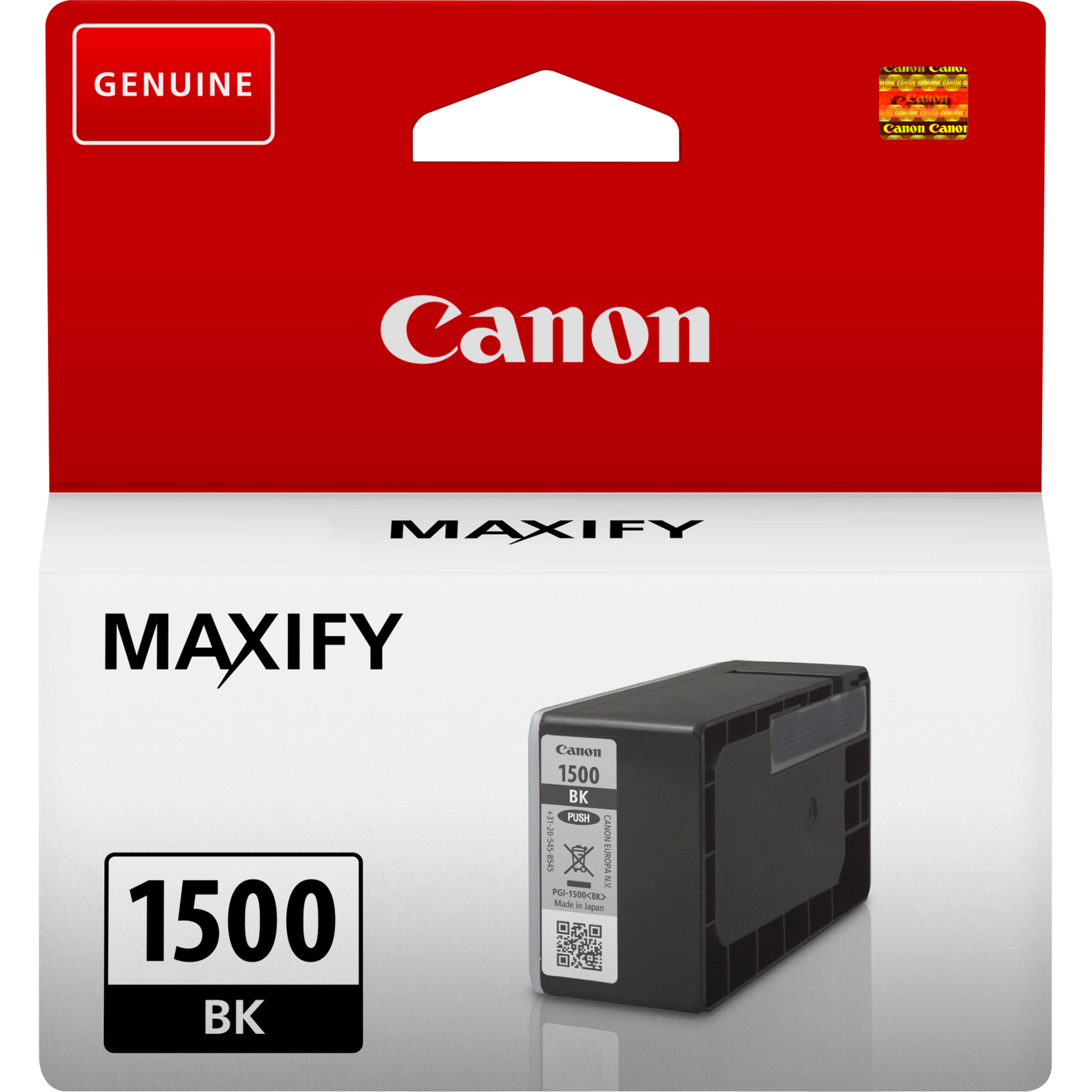 39286649_9430299049.jpg Canon PGI1500 inktcartridge Origineel Zwart 9218B001 - Afbeelding 1