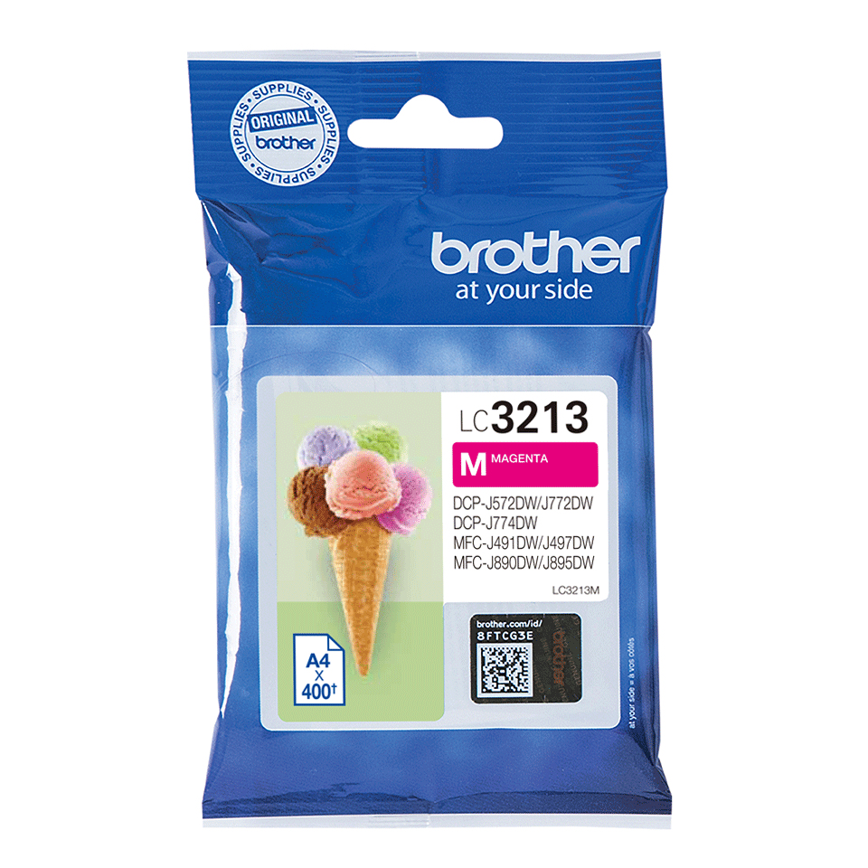 7787e6951be328455423090eeb67dd6d3c8ad643.jpg Brother LC3213M inktcartridge 1 stuk(s) Origineel Hoog (XL) rendement Magenta LC3213M - Afbeelding 1