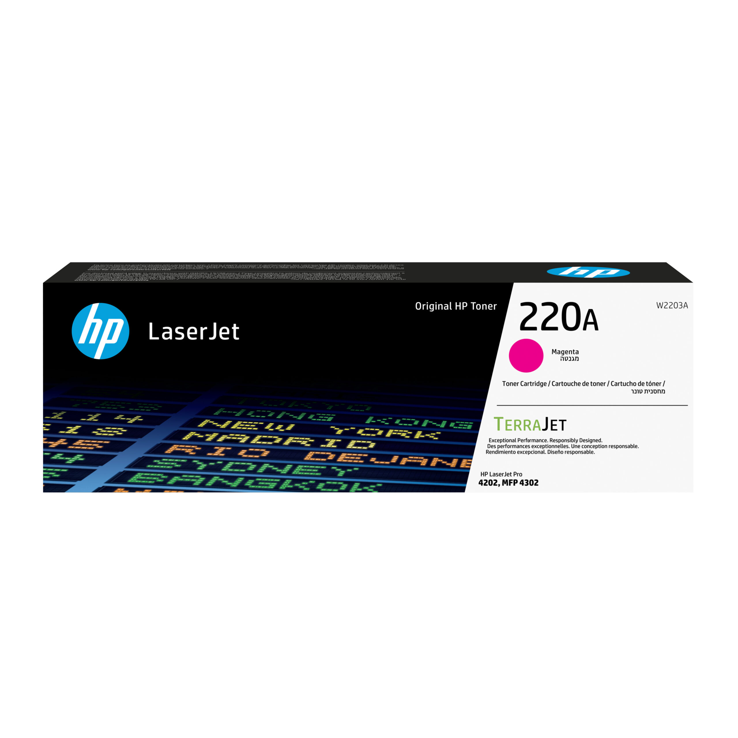 a1981f81f83c40d53f3f900a18f5d814d84e640c.jpg HP 220A originele LaserJet-tonercartridge, magenta W2203A - Afbeelding 1