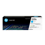 HP 220X originele LaserJet-tonercartridge, cyaan W2201X