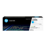 HP 220A originele LaserJet-tonercartridge, cyaan W2201A