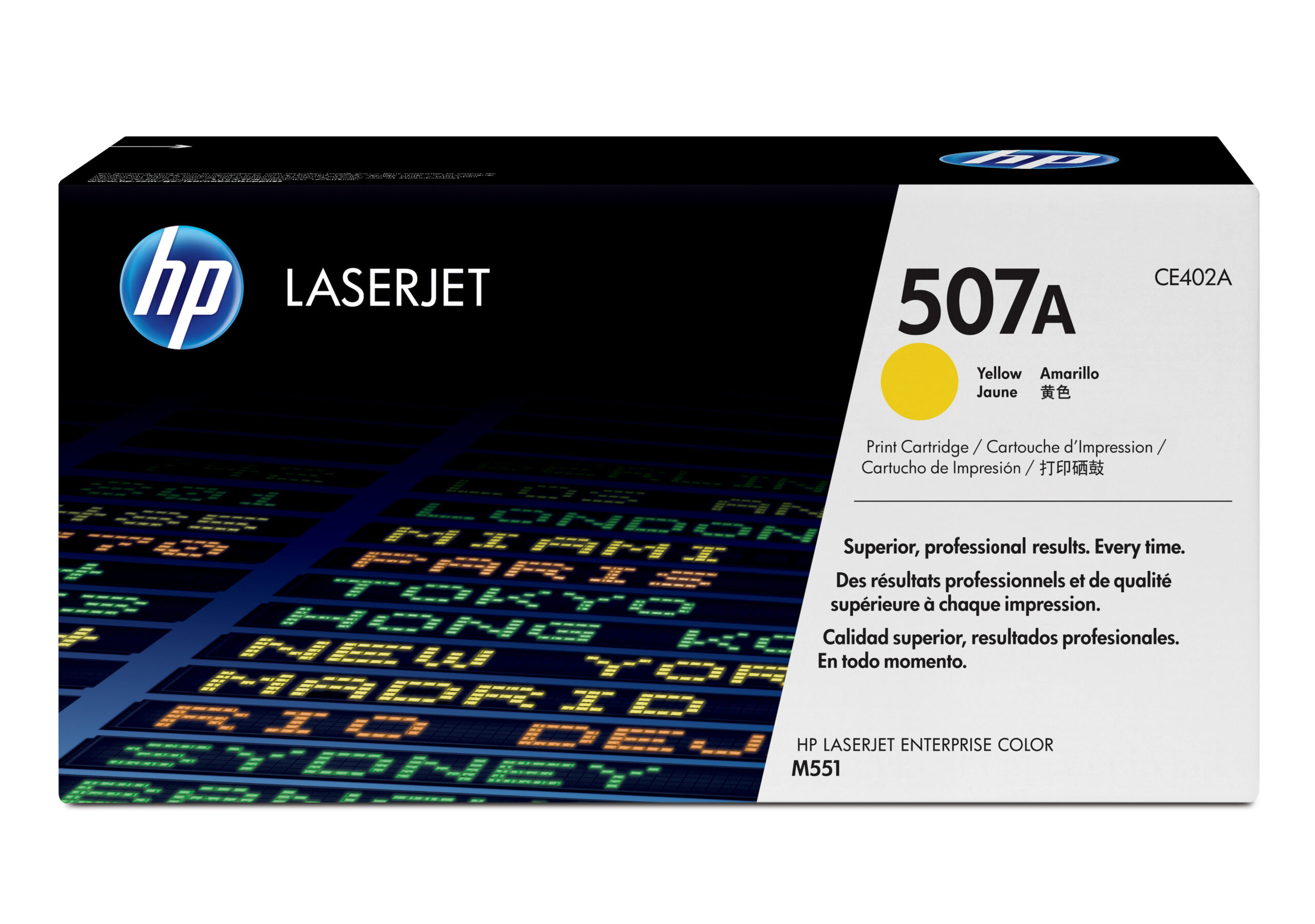 22223513_8091423452.jpg HP 507A originele gele LaserJet tonercartridge CE402A - Afbeelding 1