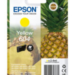 Epson 604 inktcartridge 1 stuk(s) Origineel Normaal rendement Geel C13T10G44010
