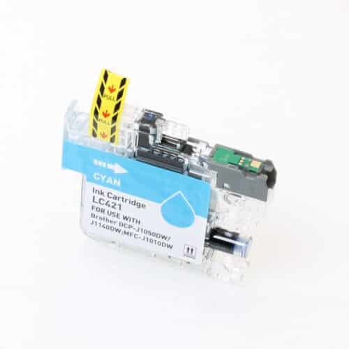 Het alternatief voor Brother LC-421XLC inktcartridge 1 stuk(s) Hoog (XL) rendement Cyaan LC421XLC