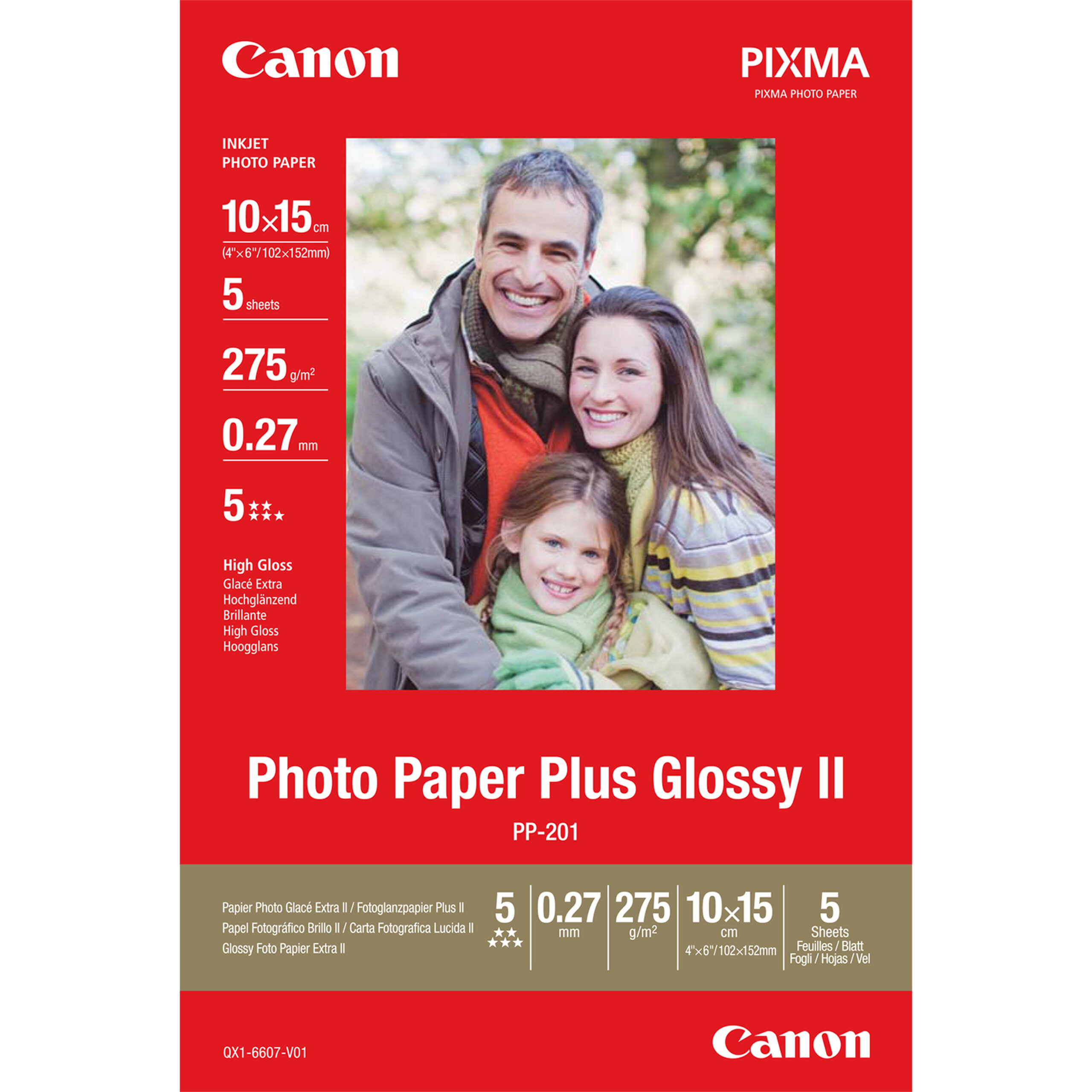 18141849_6244335382.jpg Canon 2311B053 pak fotopapier A6 Glans 2311B053 - Afbeelding 1