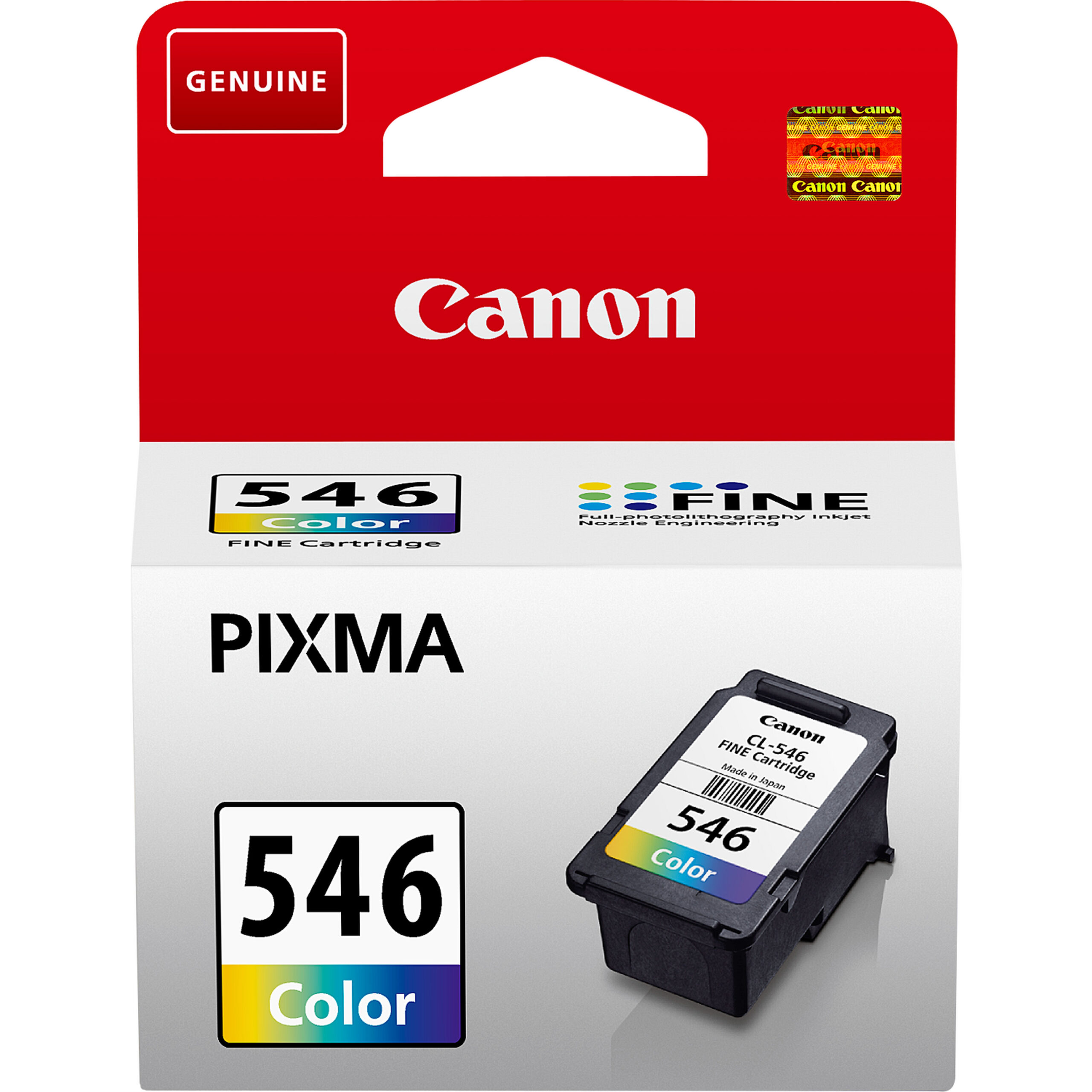 19585606_9168108510.jpg Canon CL-546 inktcartridge 1 stuk(s) Origineel Normaal rendement Cyaan, Magenta, Geel 8289B001 - Afbeelding 1