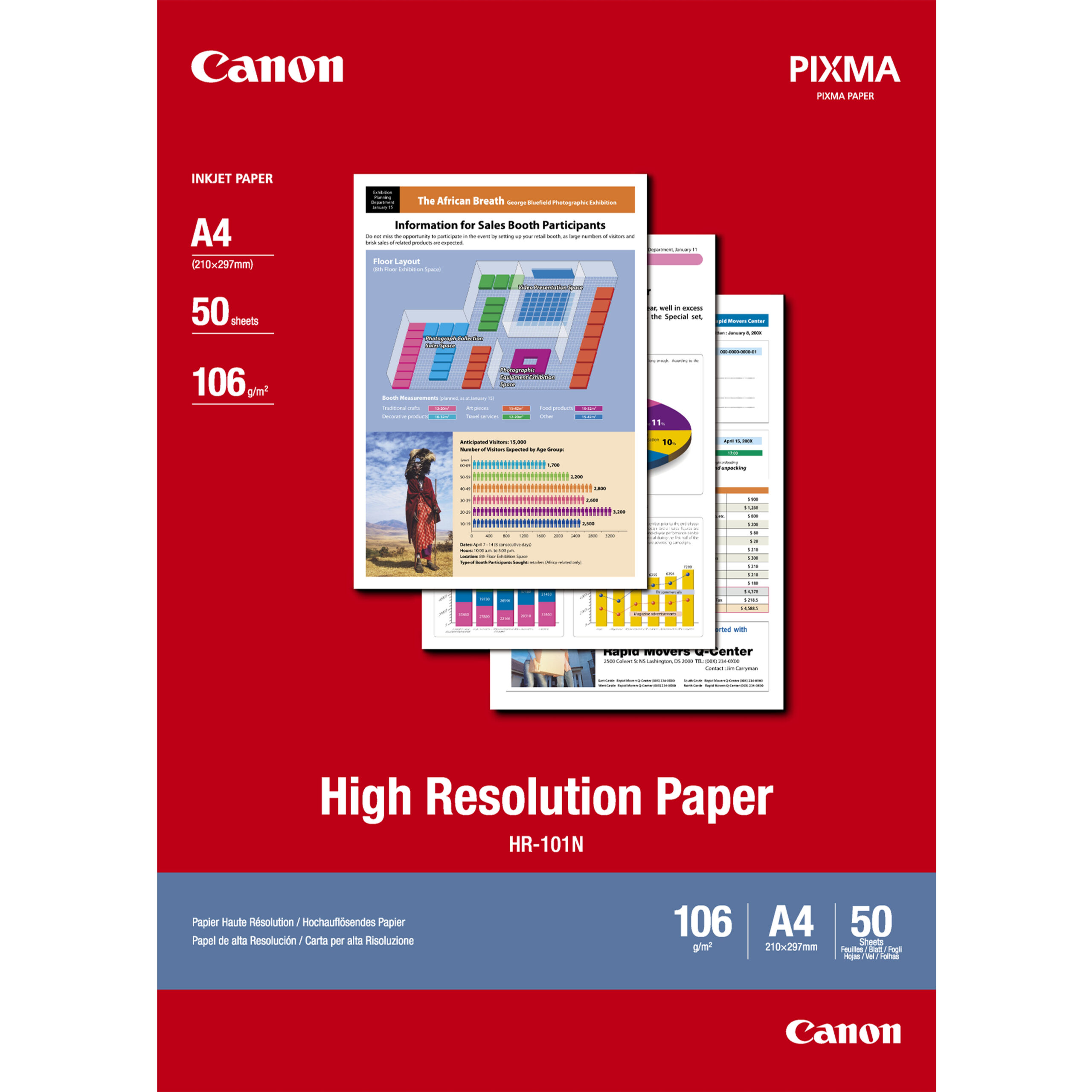23631_9956497451.jpg Canon 1033A002 papier voor inkjetprinter 1033A002 - Afbeelding 1