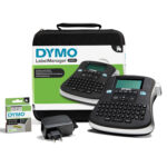 DYMO LabelManager Draagbare 210D+-labelmakerkit | QWERTZ-toetsenbord | met zwart-witte D1-labels van 12 mm en een draagkoffer S0964070