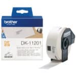 Brother DK-11201 labelprinter-tape Zwart op wit DK-11201