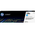 HP 128A originele cyaan LaserJet tonercartridge CE321A