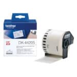 Brother DK-44205 labelprinter-tape Zwart op wit DK-44205