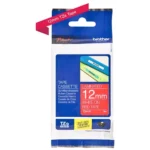 Brother TZE-435 labelprinter-tape Wit op rood TZE-435