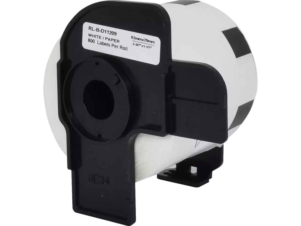 914081990072.webp Het alternatief voor Brother DK-11209 labelprinter-tape Zwart op wit DK-11209 - Afbeelding 1