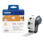 Brother DK-11221 labelprinter-tape Zwart op wit DK-11221