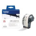 Brother DK-22214 labelprinter-tape Zwart op wit DK-22214