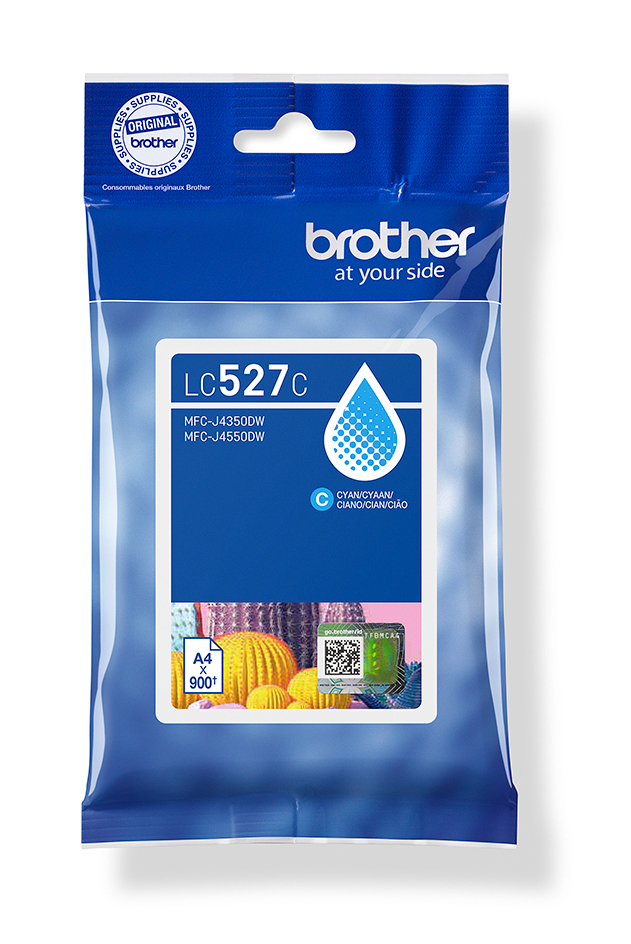 d98f0babc80c95f80c5920a83d7e698687e94c1c.jpg Brother LC527C inktcartridge 1 stuk(s) Origineel Cyaan LC527C - Afbeelding 1
