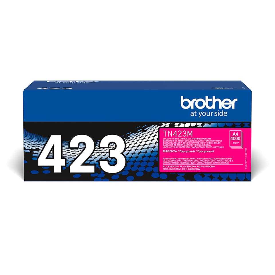 ee02dfa35d8cce791145f01a4734e3b718b6d4bd.jpg Brother TN-423M tonercartridge 1 stuk(s) Origineel Magenta TN-423M - Afbeelding 1