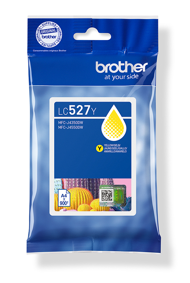 ef6057346de52a6506fef8da35aa4e3c78914ffc.jpg Brother LC527Y inktcartridge 1 stuk(s) Origineel Geel LC527Y - Afbeelding 1