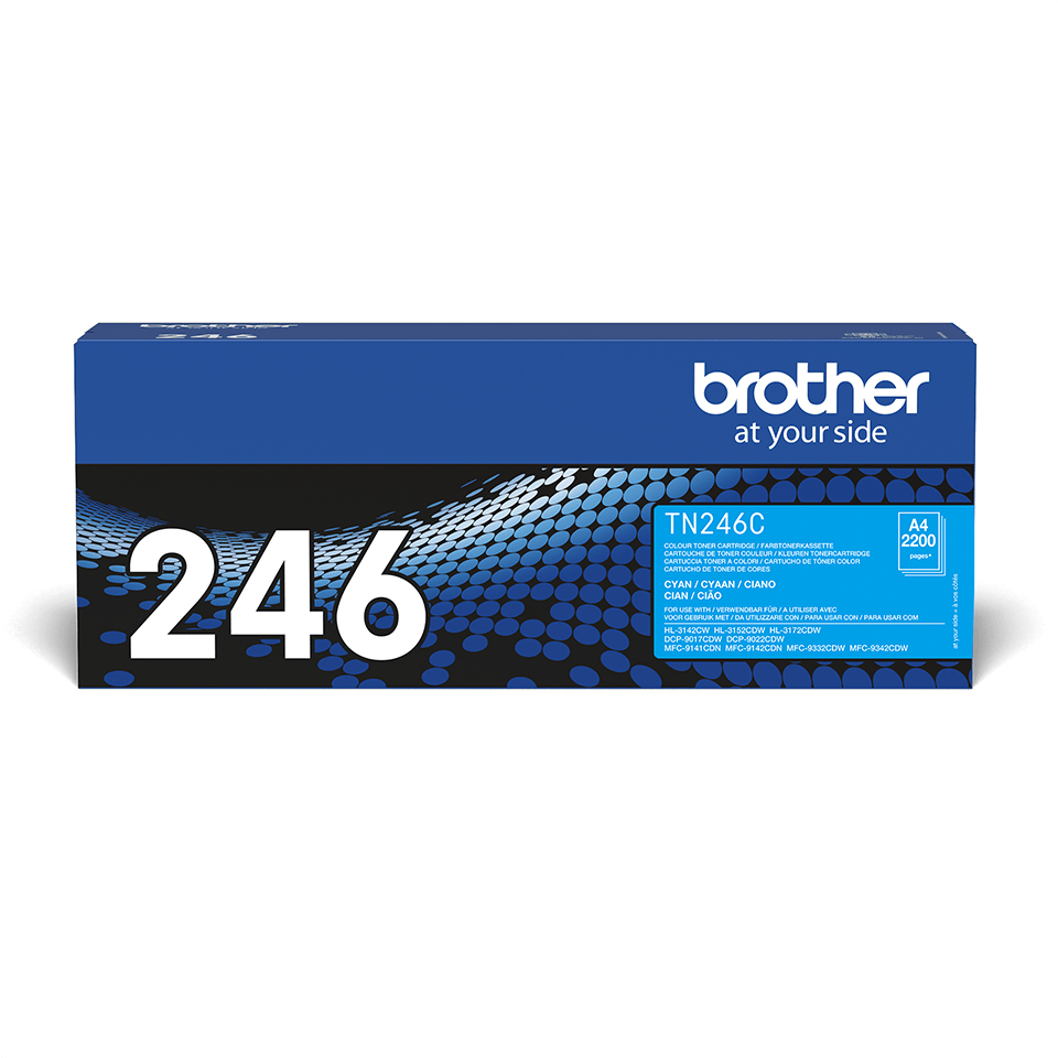 3960f920bdec286de646dca447a7a2f4a69d6ce4.jpg Brother TN-246C tonercartridge 1 stuk(s) Origineel Cyaan TN-246C - Afbeelding 1
