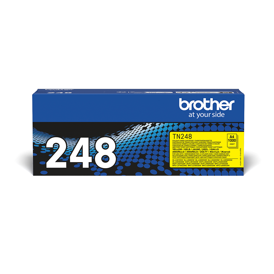 40744603740193956aca8c6c18c61aa5deac6140.jpg Brother TN-248Y tonercartridge 1 stuk(s) Origineel Geel TN-248Y - Afbeelding 1