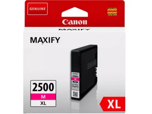 De Canon 9266B001 (PGI-2500) magenta inktcartridge levert heldere, duurzame kleuren op basis van pigmentinkt en is goed voor tot 1295