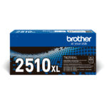 De Brother TN-2510XL zwarte toner levert tot 3000 pagina’s en is geschikt voor een brede reeks Brother laserprinters en multifunctionele