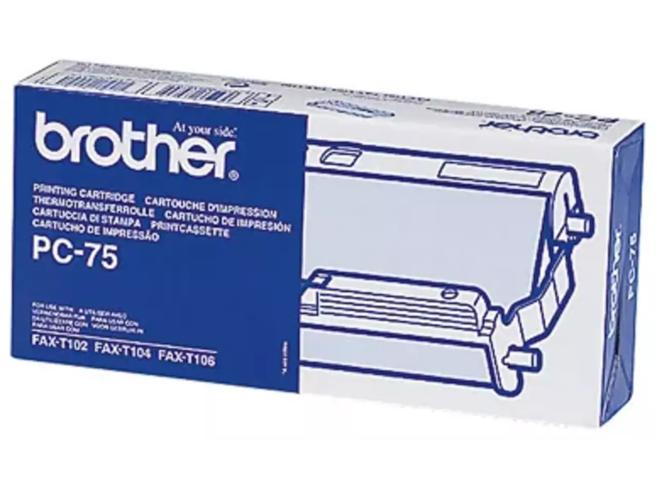 116005440011-1.webp PC75 BROTHER Fax102 Cartridge 144 pagina's - Afbeelding 1