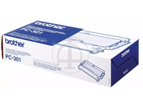 Brother PC-301. Soort: Fax-inktcartridge + lint, Paginaopbrengst: 235 pagina’s, Printkleuren: Zwart. Breedte: 65 mm, Diepte: 155 mm, Hoogte: 315 mm.