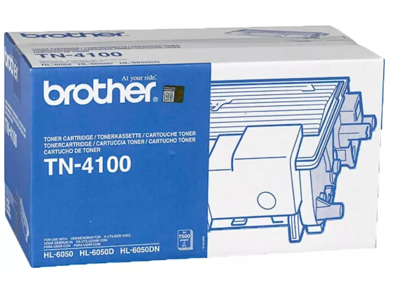 TN4100 BROTHER HL Toner zwart 7500 pagina’s Brother TN-4100. Zwarte toner paginaopbrengst: 7500 pagina’s, Printkleuren: Zwart, Aantal per verpakking: 1 stuk(s), Voor Printer: BROTHER Laser Printer HL