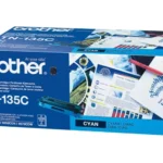Brother TN-135C. Kleurentoner paginaopbrengst: 4000 pagina’s, Printkleuren: Cyaan, Aantal per verpakking: 1 stuk(s), Voor Printer: BROTHER Laser Printer DCP-9040; BROTHER